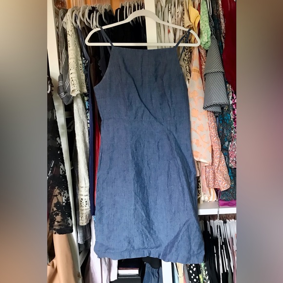 π³GAP Retro Chambray Linen Dress - Picture 4 of 8